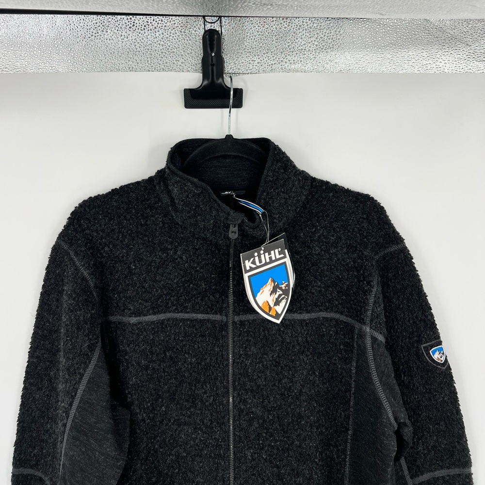 🆕 NWT KÜHL Naturafleece FZ Fleece Jacket Wool Blend Zip Closure Pockets Sz Large - Picture 7 of 14